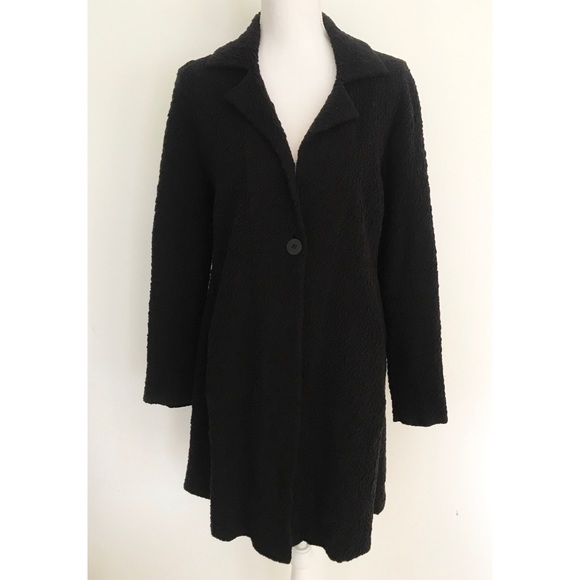 VGUC Eileen Fishers Textured One Button Jacket - Picture 6 of 7